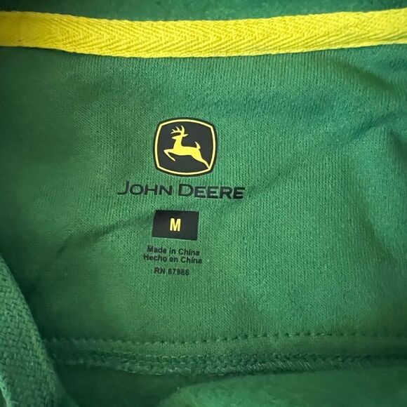 John Deere Core Graphic Logo Hoodie Green- Size Medium - Picture 5 of 10